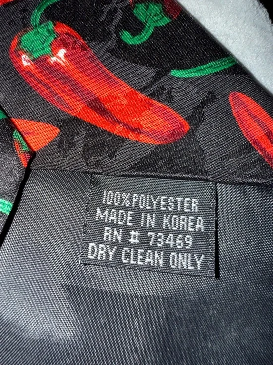 Looney Tunes Men Necktie Tie Hot Chili Pepper 1994 Cartoon Bugs Taz - Picture 9 of 10